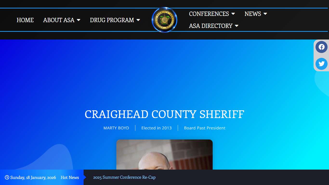 CRAIGHEAD COUNTY SHERIFF – Arkansas Sheriff Association